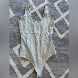 Abercrombie & Fitch Heather Gray Bodysuit